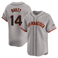 tocy SF.Giants #14 Patrick Bailey Player Gray Home Limited Stitched Jerseys