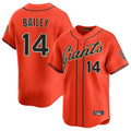 tocy SF.Giants #14 Patrick Bailey Player Orange Home Limited Stitched Jerseys