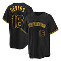 tocy SF.Giants #16 Rafael Devers Player Black Snake Skin City Limited Stitched Jerseys