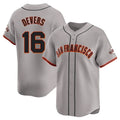tocy SF.Giants #16 Rafael Devers Player Gray Home Limited Stitched Jerseys