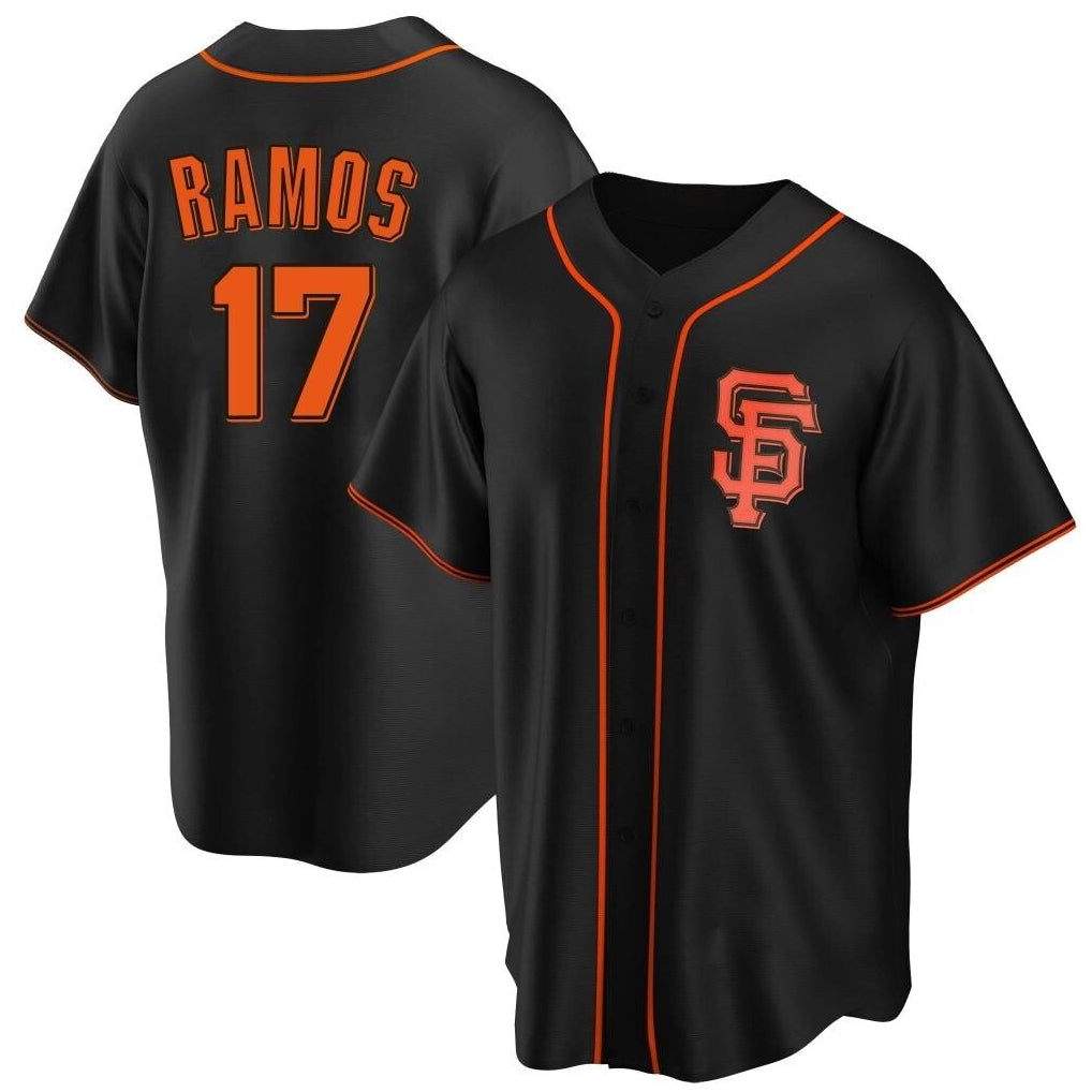 tocy SF.Giants #17 Heliot Ramos Player Black 2026 Home Game Stitched Jerseys