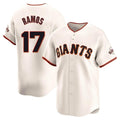 tocy SF.Giants #17 Heliot Ramos Player Cream Home Limited Stitched Jerseys