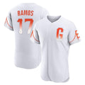 tocy SF.Giants #17 Heliot Ramos Player White City Connect Home Limited Elite Stitched Jerseys