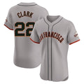 tocy SF.Giants #22 Will Clark Player Gray Home Limited Elite Stitched Jerseys
