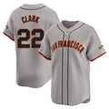 tocy SF.Giants #22 Will Clark Player Gray Home Limited Stitched Jerseys