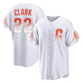 tocy SF.Giants #22 Will Clark Player White City Connect Home Game Stitched Jerseys
