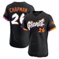 tocy SF.Giants #26 Matt Chapman Player Black 2025 City Connect Home Limited Elite Stitched Jerseys