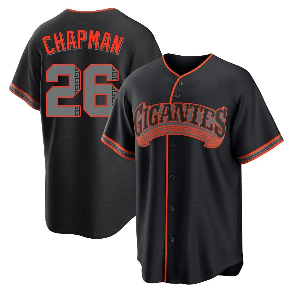 tocy SF.Giants #26 Matt Chapman Player Black Alternate Limited Stitched Jerseys