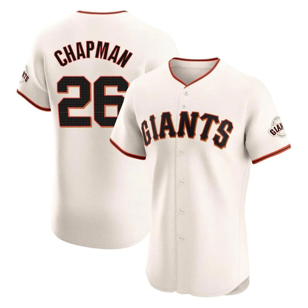 tocy SF.Giants #26 Matt Chapman Player Cream Home Limited Elite Stitched Jerseys
