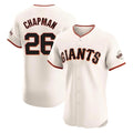 tocy SF.Giants #26 Matt Chapman Player Cream Home Limited Elite Stitched Jerseys