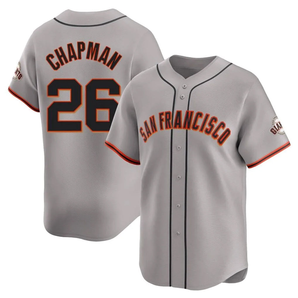 tocy SF.Giants #26 Matt Chapman Player Gray Home Limited Stitched Jerseys