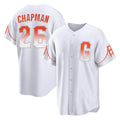 tocy SF.Giants #26 Matt Chapman Player White City Connect Home Game Stitched Jerseys