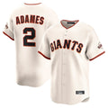 tocy SF.Giants #2 Willy Adames Player Cream Home Limited Stitched Jerseys