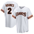tocy SF.Giants #2 Willy Adames Player White Home Game Stitched Jerseys