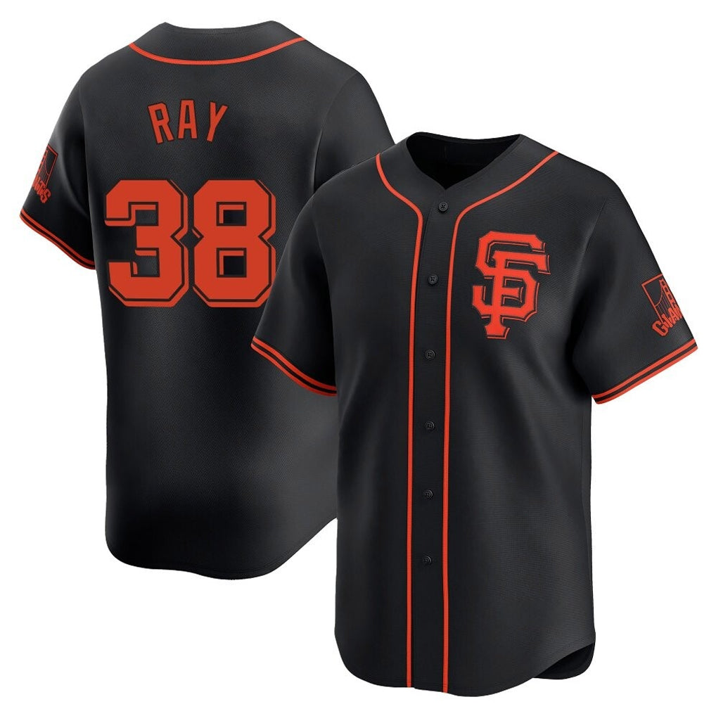 tocy SF.Giants #38 Robbie Ray Player  Black 2026 Home Limited Stitched Jerseys