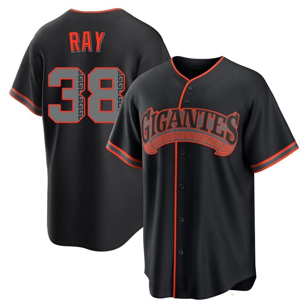 tocy SF.Giants #38 Robbie Ray Player Black Alternate Limited Stitched Jerseys