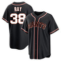 tocy SF.Giants #38 Robbie Ray Player Black Fashion Out Home Limited Stitched Jerseys