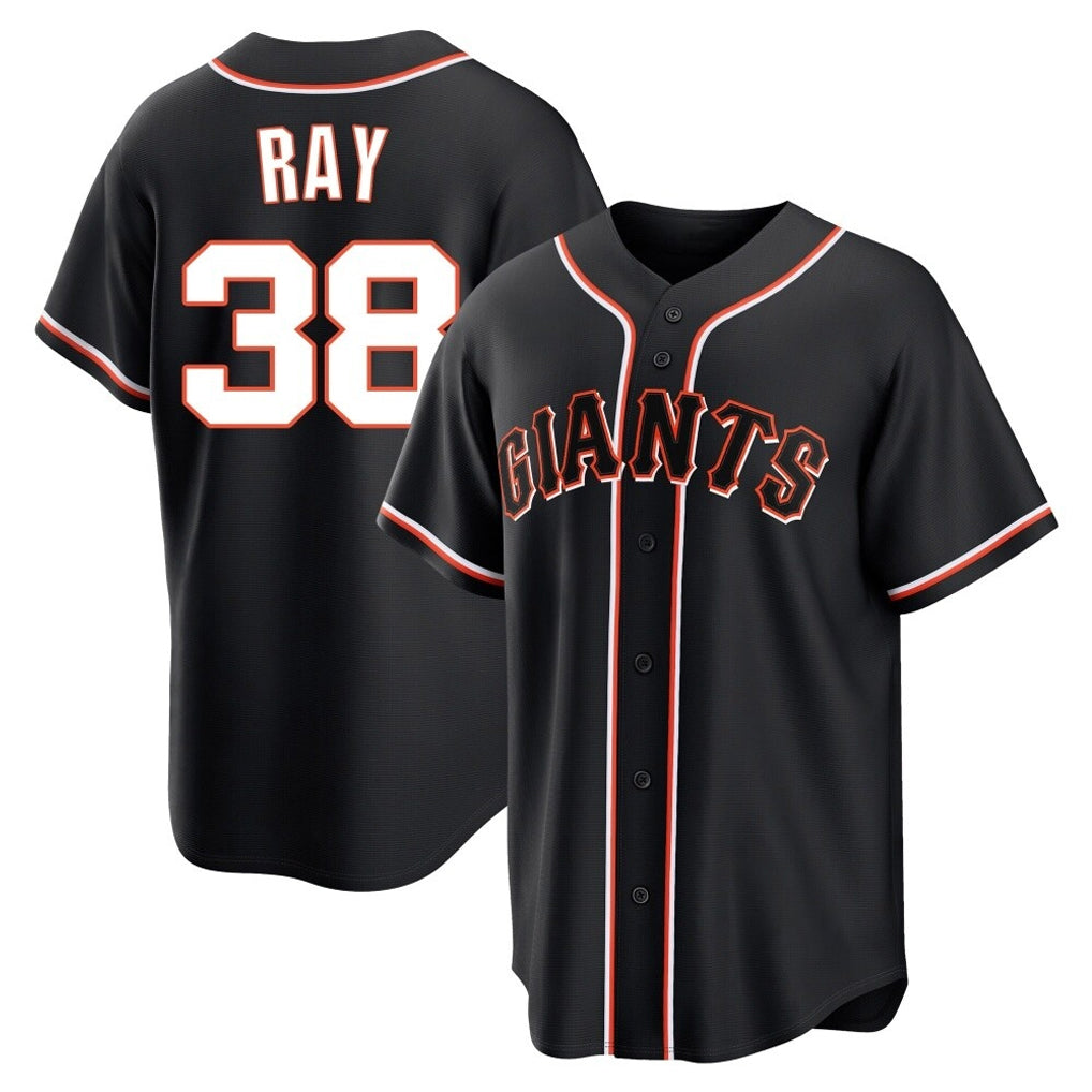 tocy SF.Giants #38 Robbie Ray Player Black Fashion Out Home Limited Stitched Jerseys