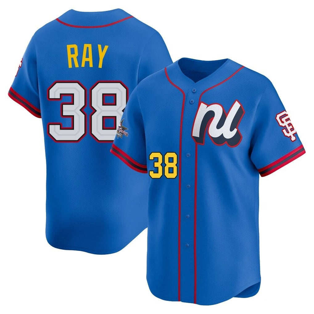 tocy SF.Giants #38 Robbie Ray Player Blue National League All-Star Edition Limited Stitched Jerseys