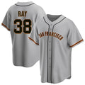 tocy SF.Giants #38 Robbie Ray Player Gray Home Game Stitched Jerseys