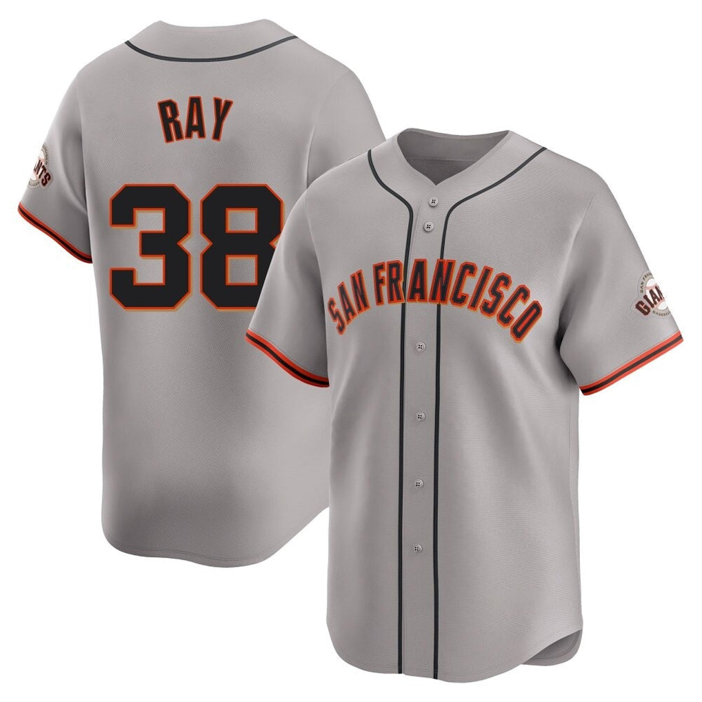 tocy SF.Giants #38 Robbie Ray Player Gray Home Limited Stitched Jerseys
