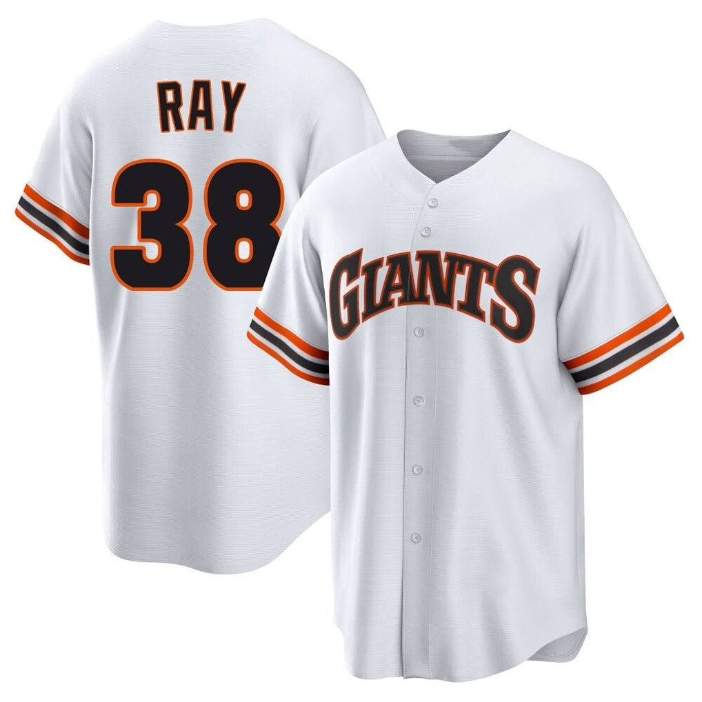 tocy SF.Giants #38 Robbie Ray Player White Home Game Stitched Jerseys