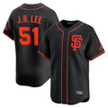 tocy SF.Giants #51 Jung Hoo Lee Player Black 2026 Home Limited Stitched Jerseys