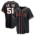 tocy SF.Giants #51 Jung Hoo Lee Player Black Fashion Out Home Limited Stitched Jerseys