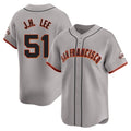 tocy SF.Giants #51 Jung Hoo Lee Player Gray Home Limited Stitched Jerseys