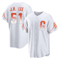 tocy SF.Giants #51 Jung Hoo Lee Player White City Connect Home Game Stitched Jerseys