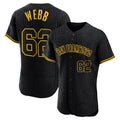 tocy SF.Giants #62 Logan Webb Player Black Snake Skin City Limited Elite Stitched Jerseys