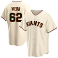 tocy SF.Giants #62 Logan Webb Player Cream Home Game Stitched Jerseys
