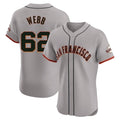 tocy SF.Giants #62 Logan Webb Player Gray Home Limited Elite Stitched Jerseys
