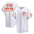 tocy SF.Giants #62 Logan Webb Player White City Connect Home Game Stitched Jerseys