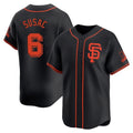 tocy SF.Giants #6 Daniel Susac Player  Black 2026 Home Limited Stitched Jerseys