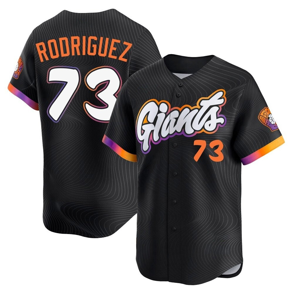 tocy SF.Giants #73 Randy Rodriguez Player Black City Connect Home Limited Stitched Jerseys