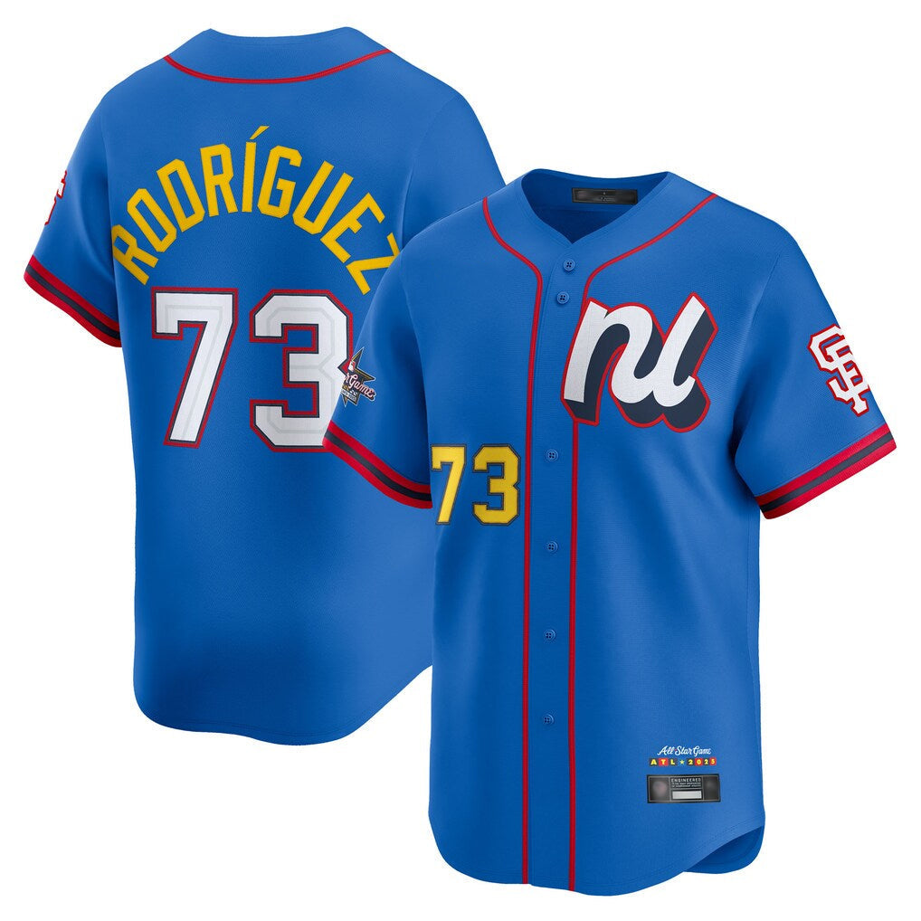 tocy SF.Giants #73 Randy Rodriguez Player Blue National League All-Star Edition Limited Stitched Jerseys