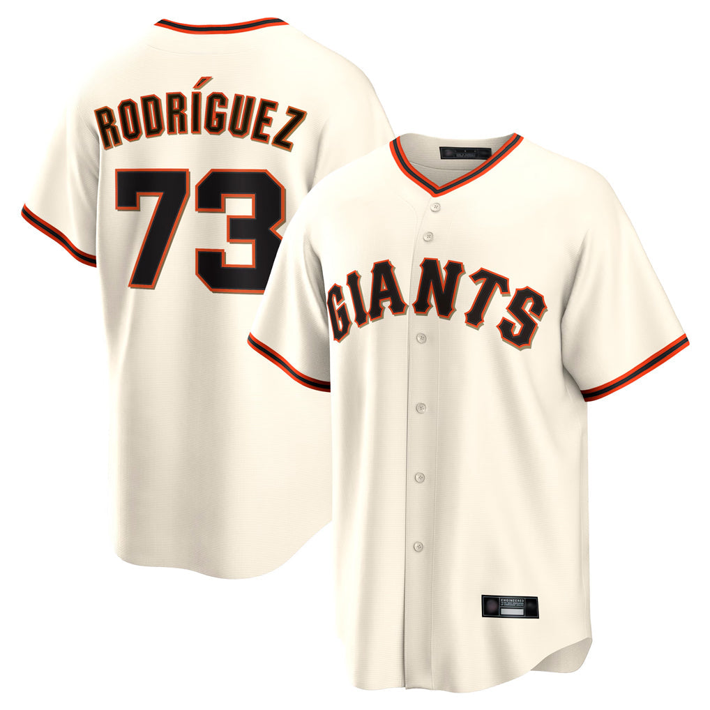 tocy SF.Giants #73 Randy Rodriguez Player Cream Home Game Stitched Jerseys