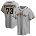 tocy SF.Giants #73 Randy Rodriguez Player Gray Home Game Stitched Jerseys