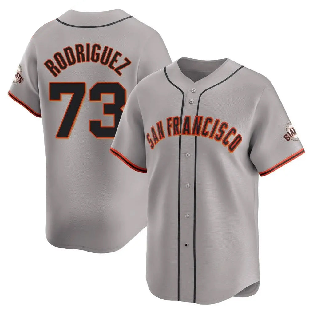 tocy SF.Giants #73 Randy Rodriguez Player Gray Home Limited Stitched Jerseys