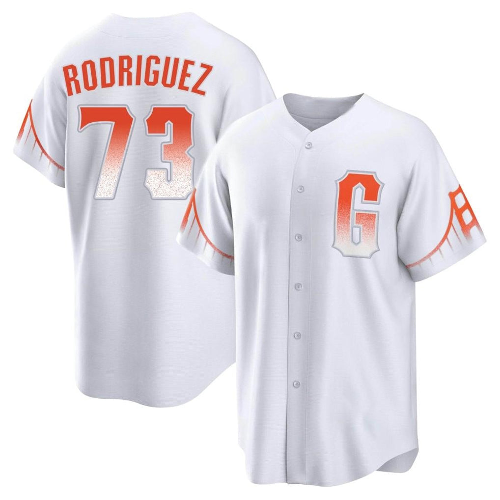 tocy SF.Giants #73 Randy Rodriguez Player White City Connect Home Game Stitched Jerseys