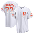 tocy SF.Giants #73 Randy Rodriguez Player White City Connect Home Game Stitched Jerseys
