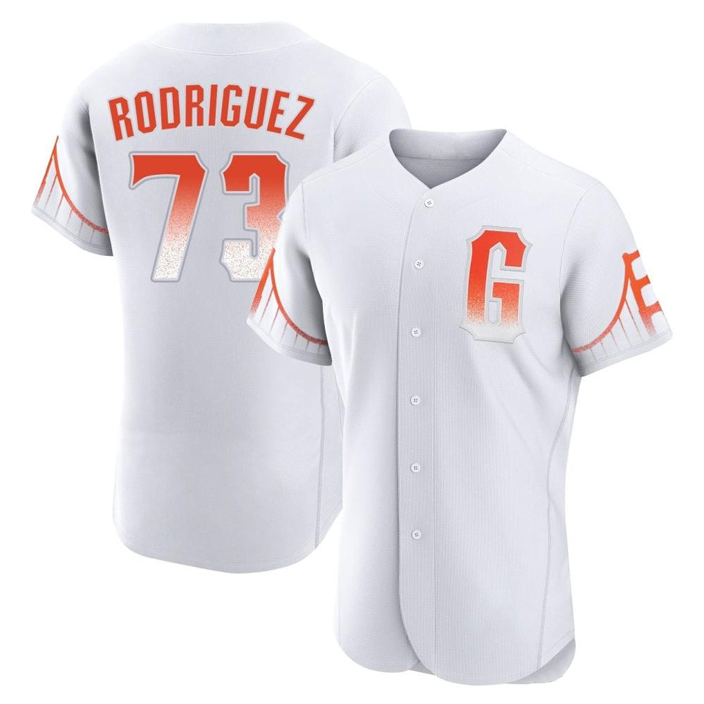 tocy SF.Giants #73 Randy Rodriguez Player White City Connect Home Limited Elite Stitched Jerseys
