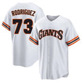 tocy SF.Giants #73 Randy Rodriguez Player White Home Game Stitched Jerseys