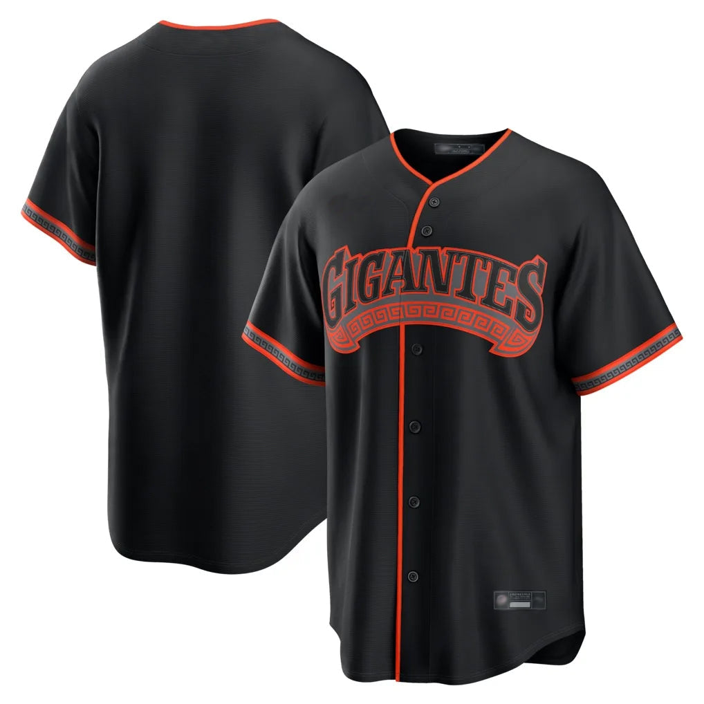tocy SF.Giants Blank Player Black Alternate Limited Stitched Jerseys