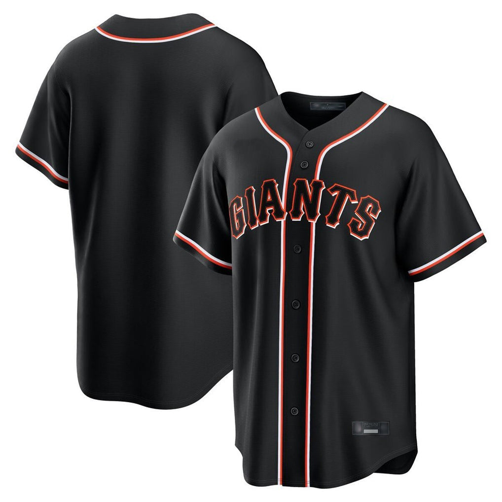 tocy SF.Giants Blank Player Black Fashion Home Game Stitched Jerseys
