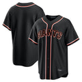 tocy SF.Giants Blank Player Black Fashion Home Game Stitched Jerseys