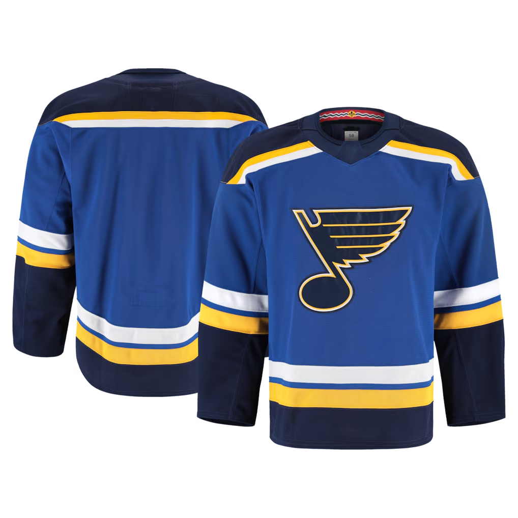Tocy St.L.Blues Blue Alternate Authentic Pro Jerseys