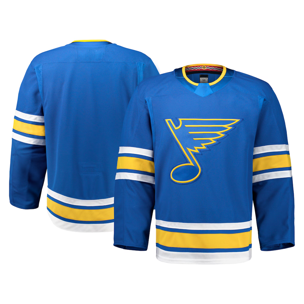 Tocy St.L.Blues Blue Home Authentic Pro Jerseys