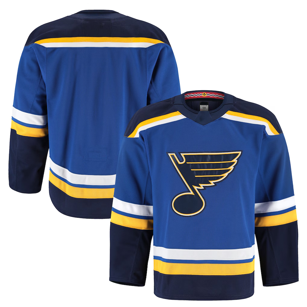 Tocy St.L.Blues Blue Home Authentic Pro Jerseys